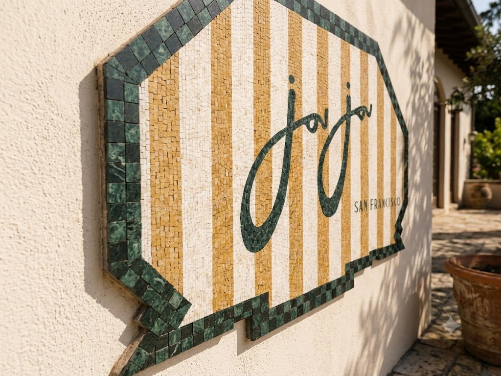Custom San Francisco Mosaic Sign — Oakland, California