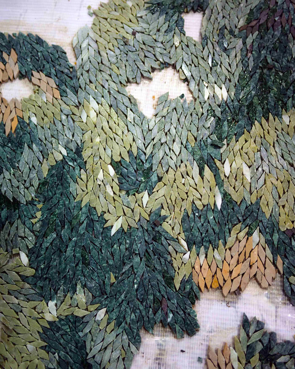 Olive Tree Landscape Mosaic — Las Cruces, New Mexico