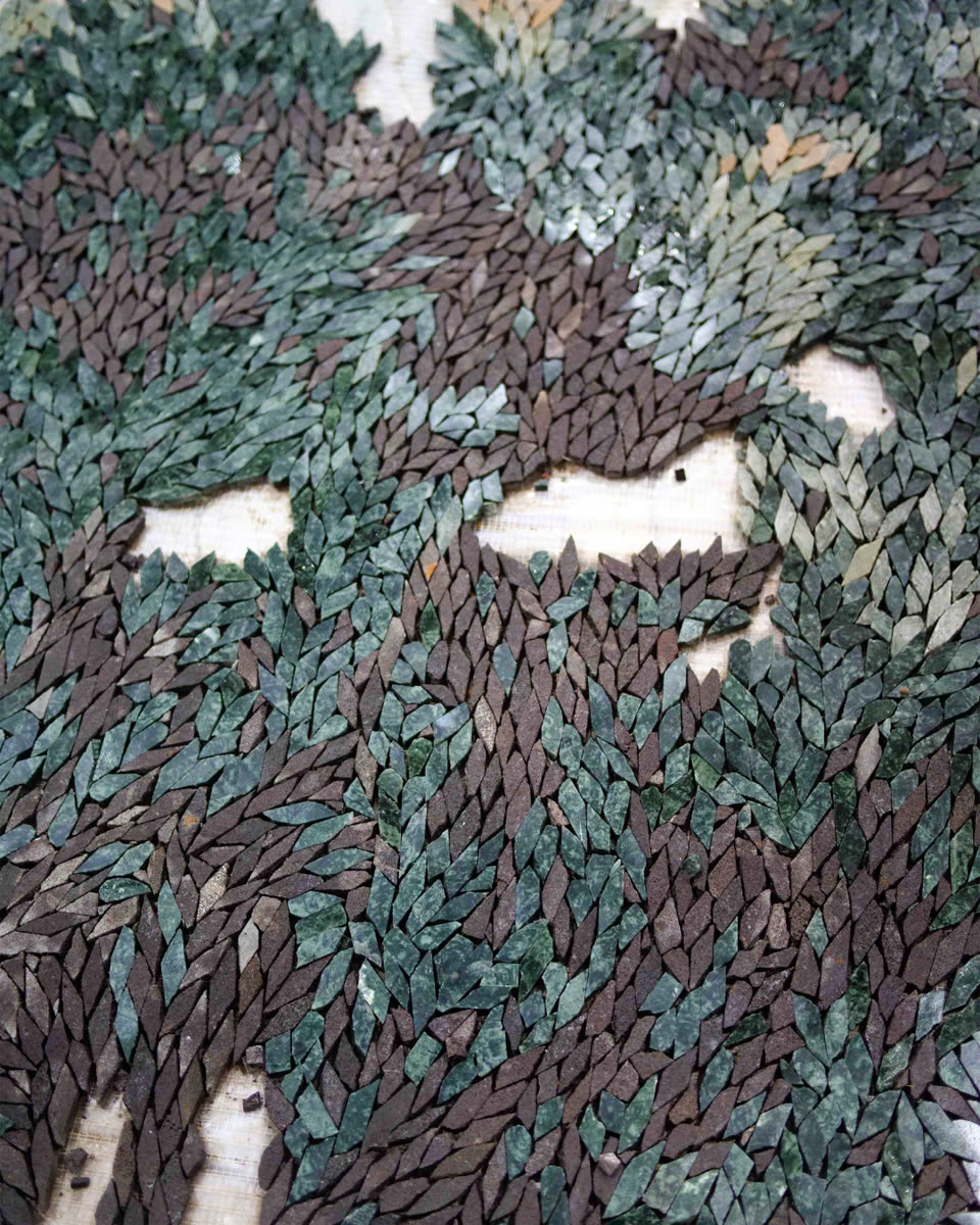 Olive Tree Landscape Mosaic — Las Cruces, New Mexico