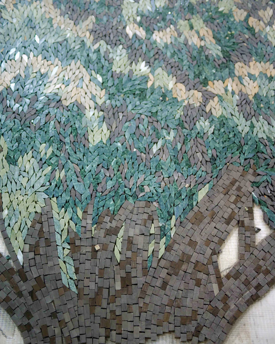 Olive Tree Landscape Mosaic — Las Cruces, New Mexico