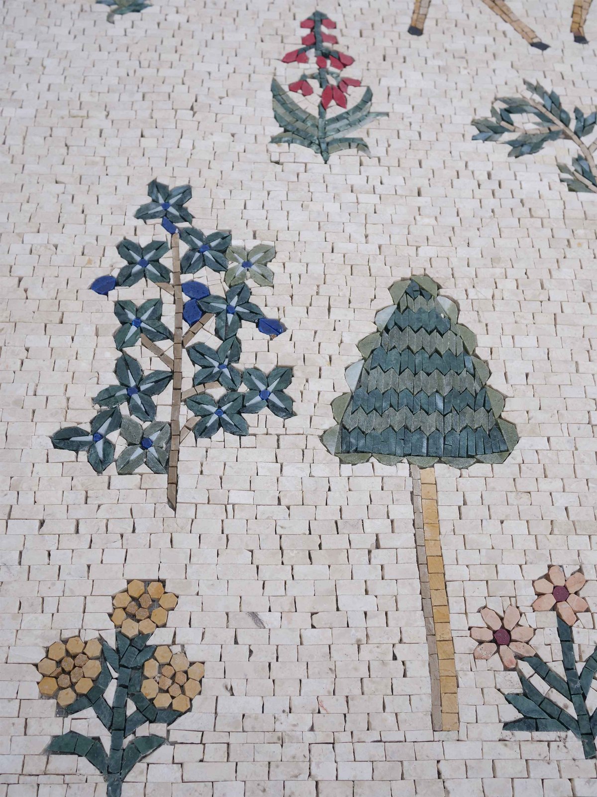 Enchanted Forest Deer & Trees Marble Mosaic — Dublin, Georgia