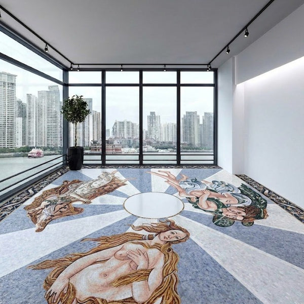 Birth of Venus Mosaic after Botticelli